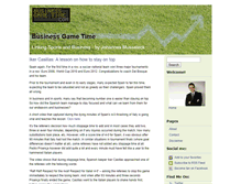 Tablet Screenshot of businessgametime.com